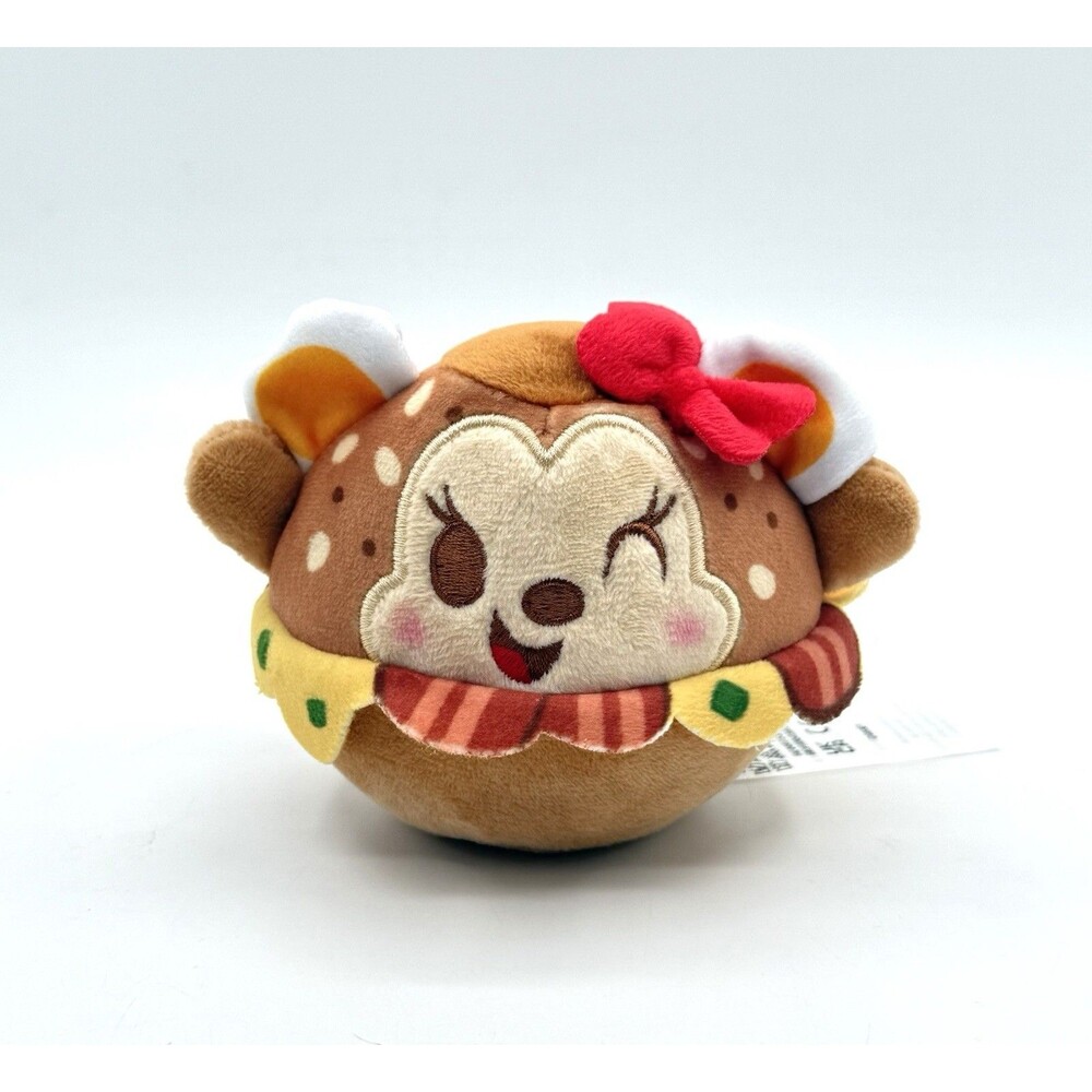 Disney Munchlings Classic Couplings‎ Minnie Mouse Everything Bagel Plush Parks